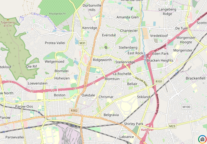 Map location of Bloemhof - Ct